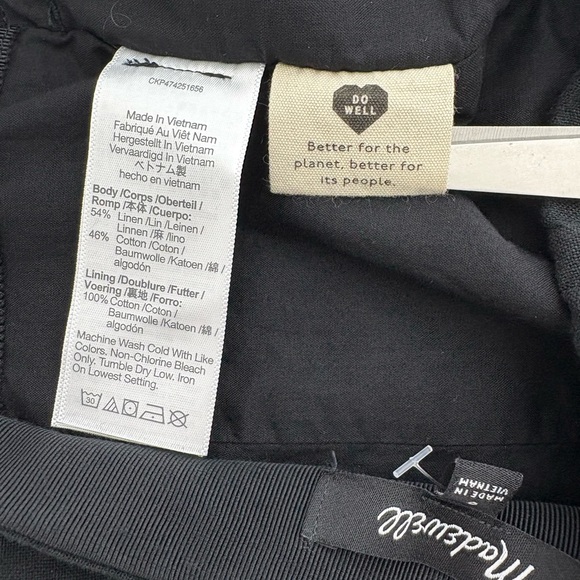 Madewell Black Button-Front Midi Skirt - Picture 10 of 11